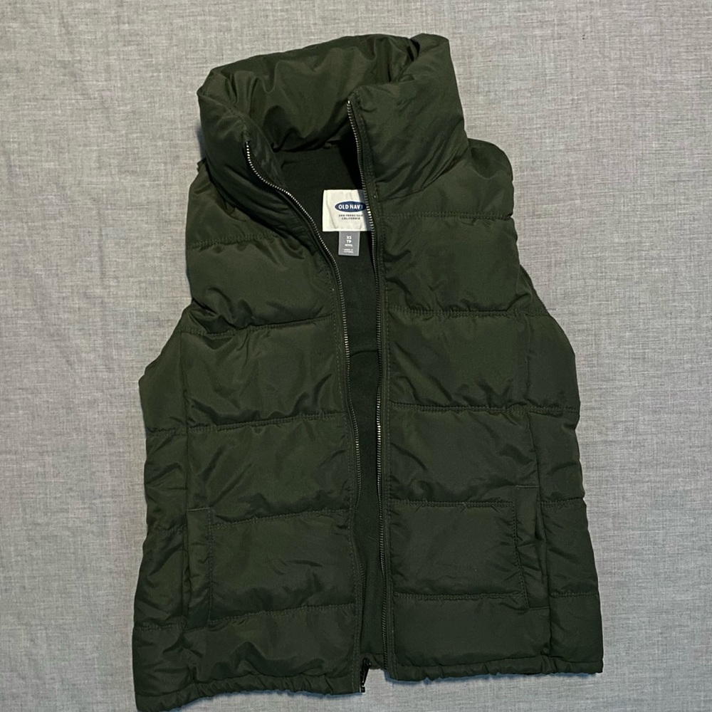 THICK down alt. PUFFER VEST OLD NAVY WOMENS - forest green